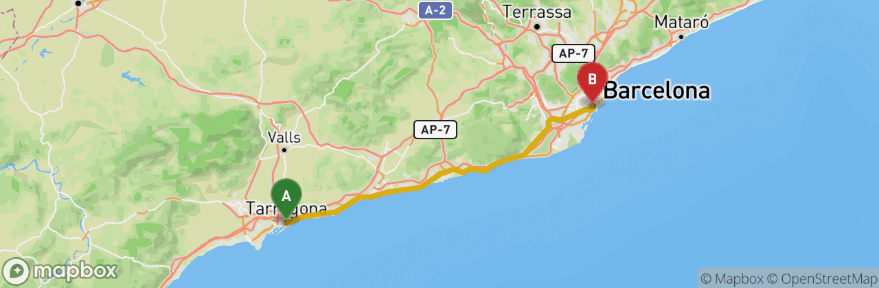 Tarragona - Barcelone