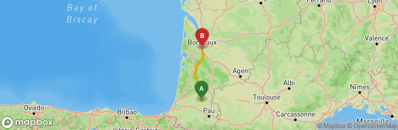 Hagetmau - Bordeaux